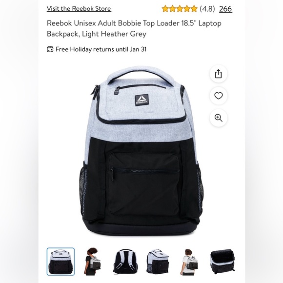 Reebok Backpack - Picture 2 of 4